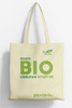 TORBA NA ZAKUPY Z DNEM I BOKAMI (BAWEŁNIANA) Z LOGO BIO PLANET