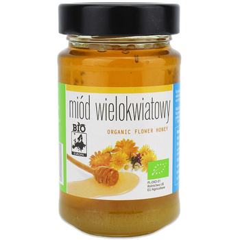 MIÓD WIELOKWIATOWY BIO 300 g - BIO PLANET