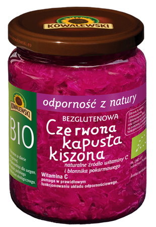 KAPUSTA KISZONA CZERWONA BEZGLUTENOWA BIO 400 g - KOWALEWSKI