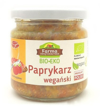 PAPRYKARZ WEGAŃSKI BEZGLUTENOWY BIO 160 g - FARMA ŚWIĘTOKRZYSKA