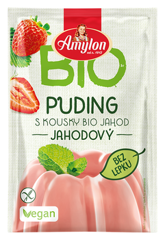 BUDYŃ TRUSKAWKOWY BEZGLUTENOWY BIO 40 g - AMYLON