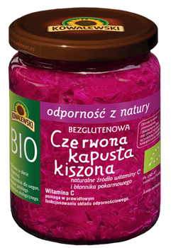 KAPUSTA KISZONA CZERWONA BEZGLUTENOWA BIO 400 g - KOWALEWSKI
