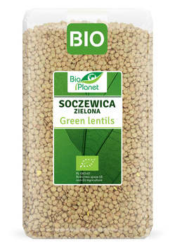 SOCZEWICA ZIELONA BIO 1 kg - BIO PLANET