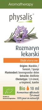 OLEJEK ETERYCZNY ROZMARYN LEKARSKI BIO 10 ml - PHYSALIS