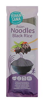 MAKARON (Z RYŻU CZARNEGO I RYŻU BRĄZOWEGO) NOODLE SPAGHETTI BEZGLUTENOWY BIO 250 g - TERRASANA