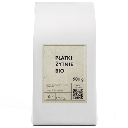 PŁATKI ŻYTNIE BIO 500 g - THE PLANET