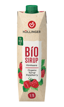 SYROP MALINOWY BIO 1 L - HOLLINGER