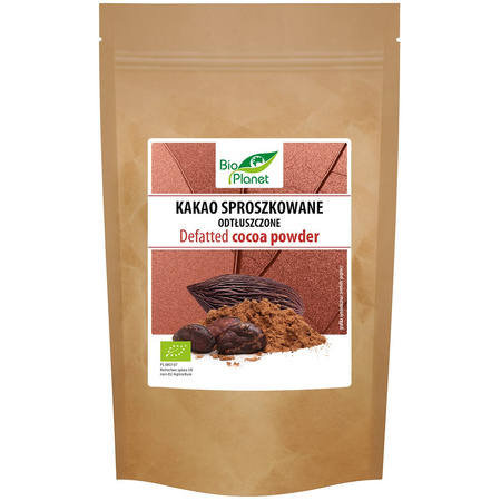 KAKAO SPROSZKOWANE ODTŁUSZCZONE BIO 200 g - BIO PLANET