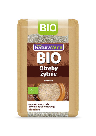 OTRĘBY ŻYTNIE BIO 500 g - NATURAVENA