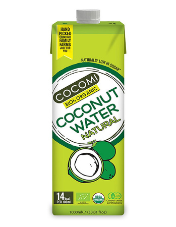 WODA KOKOSOWA NATURALNA BIO 1 L - COCOMI