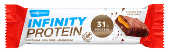 BATON PROTEINOWY Z KARMELEM I ORZECHAMI LASKOWYMI W MLECZNEJ CZEKOLADZIE BEZGLUTENOWY 55 g - MAXSPORT