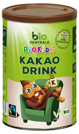 CZEKOLADA W PROSZKU DLA DZIECI FAIR TRADE BIO 300 g - BIO ZENTRALE (BIOKIDS)