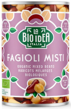 FASOLA MIX W ZALEWIE BIO 400 g (240 g) - LA BIO IDEA