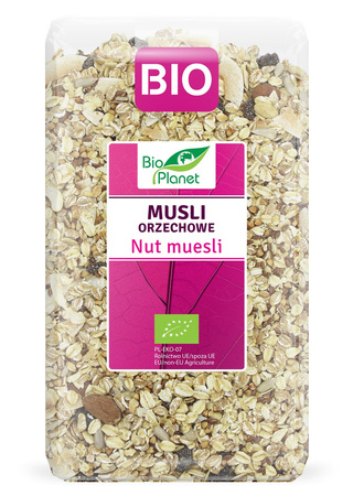 MUSLI ORZECHOWE BIO 600 g - BIO PLANET