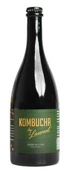 KOMBUCHA FERMENTOWANA NA BUKU O SMAKU CZEKOLADOWYM (ELIXIR OF LOVE) BIO 750 ml - KOMBUCHA BY LAURENT (PREMIUM)