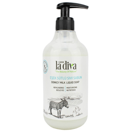 MYDŁO W PŁYNIE Z OŚLIM MLEKIEM 500 ml - LA DIVA