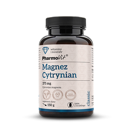 CYTRYNIAN MAGNEZU (2500 mg) PROSZEK BEZGLUTENOWY 150 g - PHARMOVIT (CLASSIC)