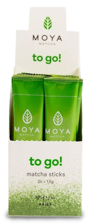 HERBATA ZIELONA MATCHA JAPOŃSKA W SASZETKACH BIO (24 x 1,5 g) 36 g - MOYA MATCHA