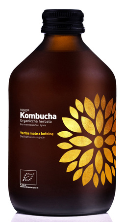 KOMBUCHA Z YERBĄ MATE BEZGLUTENOWA BIO 330 ml - VIGO