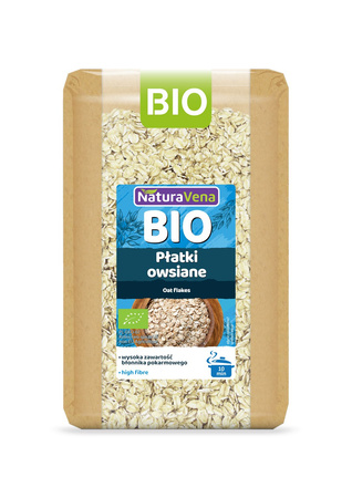 PŁATKI OWSIANE BIO 600 g - NATURAVENA
