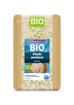 PŁATKI OWSIANE BIO 600 g - NATURAVENA