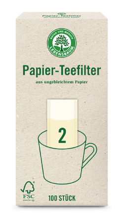 SASZETKI DO PARZENIA HERBATY ROZMIAR 2 - MAŁE (100 szt.) - LEBENSBAUM