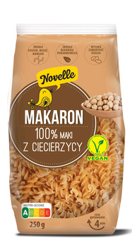 MAKARON PROTEINOWY (Z CIECIERZYCY) ŚWIDERKI 250 g - NOVELLE