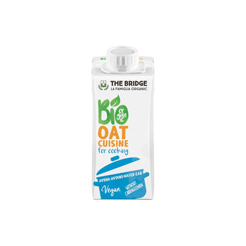 KREM OWSIANY DO GOTOWANIA BEZ DODATKU CUKRÓW BIO 200 ml - THE BRIDGE