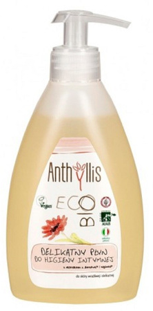 PŁYN DO HIGIENY INTYMNEJ Z EKSTRAKTEM Z BORÓWKI I NAGIETKA ECO 300 ml - ANTHYLLIS