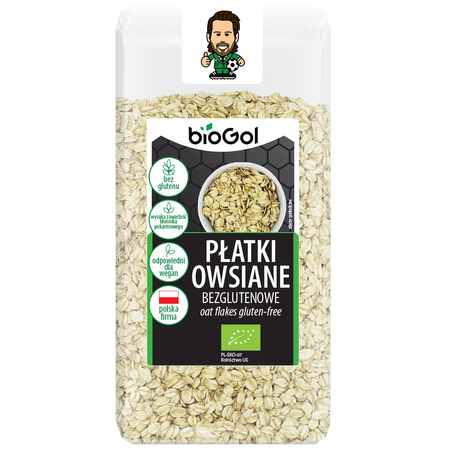 PŁATKI OWSIANE BEZGLUTENOWE BIO 300 g - BIOGOL