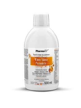 SUPLEMENT DIETY NA WŁOSY, SKÓRĘ I PAZNOKCIE W PŁYNIE BEZGLUTENOWY 500 ml - PHARMOVIT