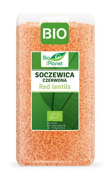 SOCZEWICA CZERWONA BIO 500 g - BIO PLANET