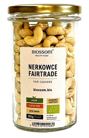 ORZECHY NERKOWCA FAIR TRADE BEZGLUTENOWE BIO 250 g - BIOSSOM