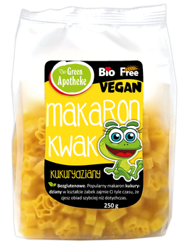 MAKARON (KUKURYDZIANY) DLA DZIECI ŻABKI BEZGLUTENOWY BIO 250 g - APOTHEKE