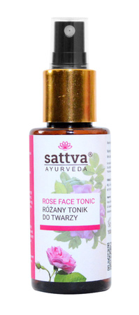TONIK DO TWARZY RÓŻANY 100 ml - SATTVA (AYURVEDA)