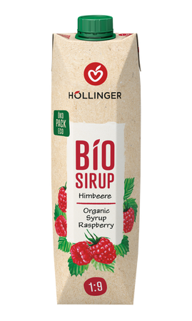 SYROP MALINOWY BIO 1 L - HOLLINGER