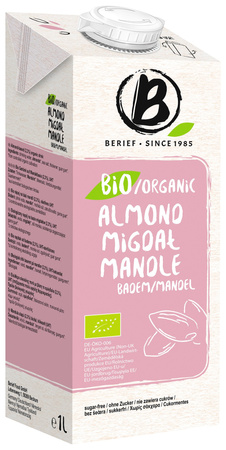 NAPÓJ MIGDAŁOWY BEZ CUKRU BEZGLUTENOWY BIO 1 L - BERIEF