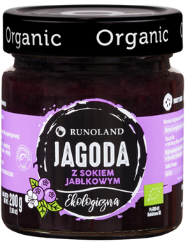 SŁODKA PRZEKĄSKA JAGODA BIO 200 g - RUNOLAND