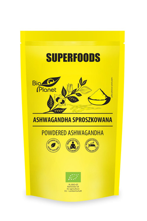 ASHWAGANDHA SPROSZKOWANA BIO 150 g - BIO PLANET