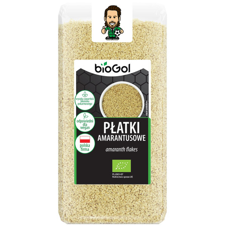 PŁATKI AMARANTUSOWE BIO 300 g - BIOGOL