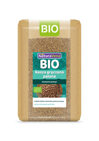 KASZA GRYCZANA PALONA BIO 1 kg - NATURAVENA