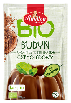 BUDYŃ O SMAKU CZEKOLADOWYM BEZGLUTENOWY BIO 40 g - AMYLON