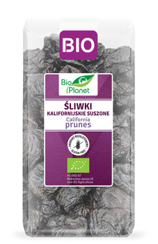 ŚLIWKI KALIFORNIJSKIE SUSZONE BEZGLUTENOWE BIO 400 g - BIO PLANET
