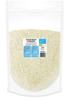 SEZAM BIAŁY ŁUSKANY BIO 3 kg - HORECA (BIO PLANET)