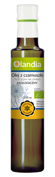 OLEJ Z CZARNUSZKI TŁOCZONY NA ZIMNO BIO 250 ml - OLANDIA