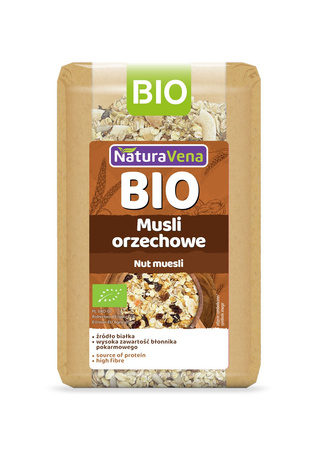 MUSLI ORZECHOWE BIO 300 g - NATURAVENA