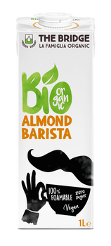 NAPÓJ MIGDAŁOWY BARISTA BEZ DODATKU CUKRÓW BEZGLUTENOWY BIO 1 L - THE BRIDGE