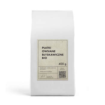 PŁATKI OWSIANE BŁYSKAWICZNE BIO 400 g - THE PLANET