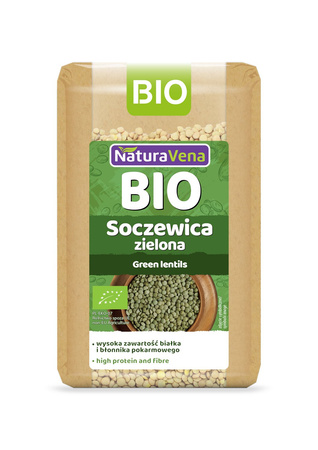 SOCZEWICA ZIELONA BIO 400 g - NATURAVENA