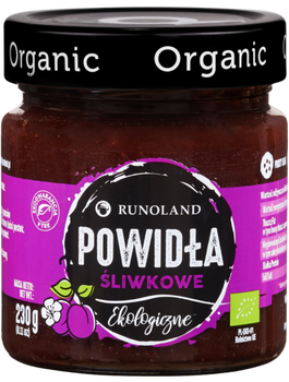 POWIDŁA ŚLIWKOWE BIO 230 g - RUNOLAND